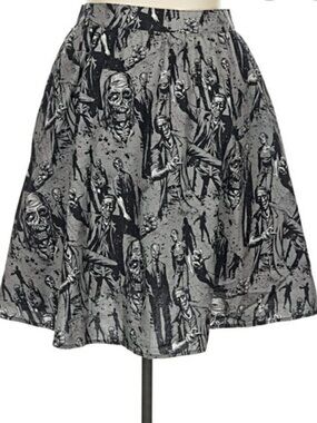 Folter Zombie A-Line Skater Skirt Size XL